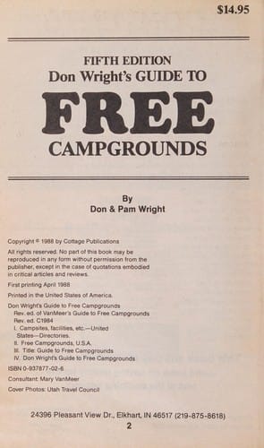 Guide to Free USA Campgrounds