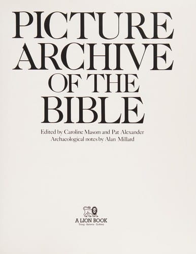 Picture archive of the Bible