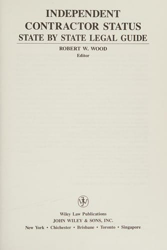 Independent contractor status