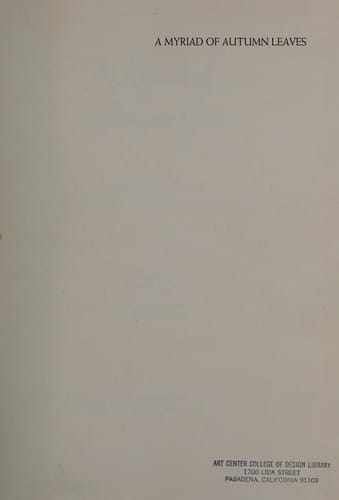 A Myriad of autumn leaves