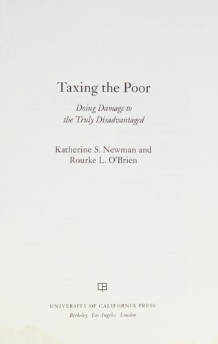 Taxing the poor