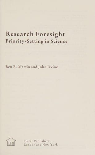 Research foresight
