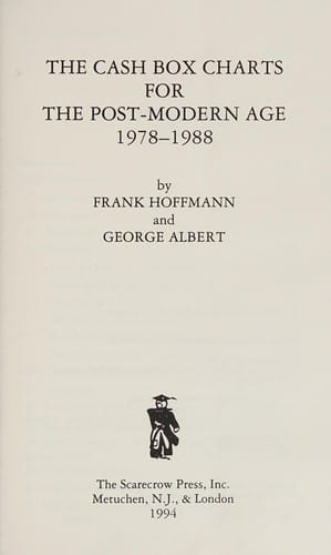 The Cash box charts for the post-modern age 1978-1988