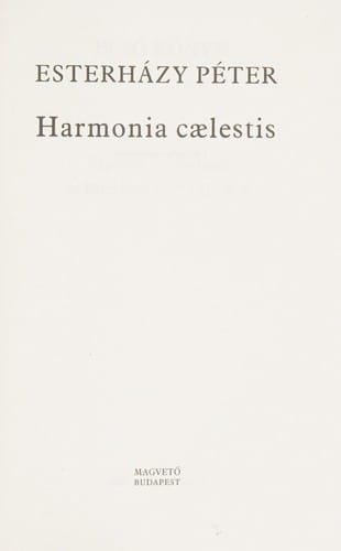 Harmonia caelestis