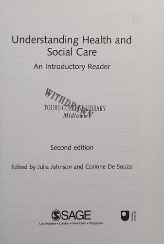 Understanding health and social care
