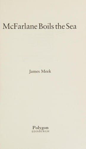 MaFarlane boils the sea