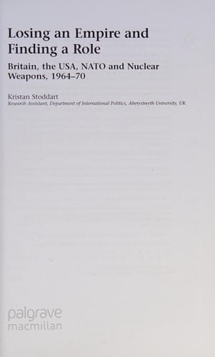 Losing an empire and finding a role