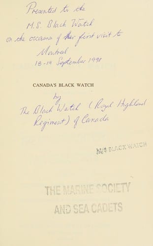 Canada's Black Watch