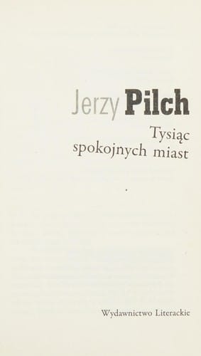 Tysiąc spokojnych miast
