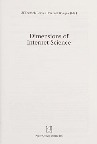 Dimensions of internet science