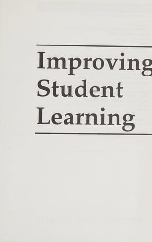 Improving student learning