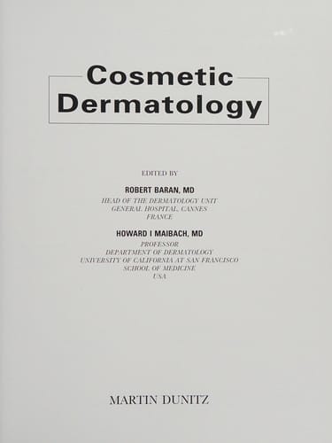 Cosmetic dermatology