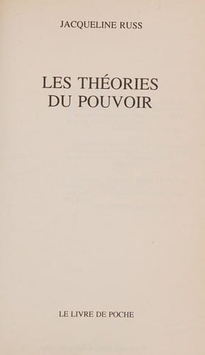 Les théories du pouvoir