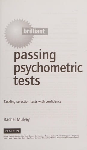 Passing psychometric tests