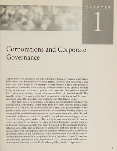 Corporate governance