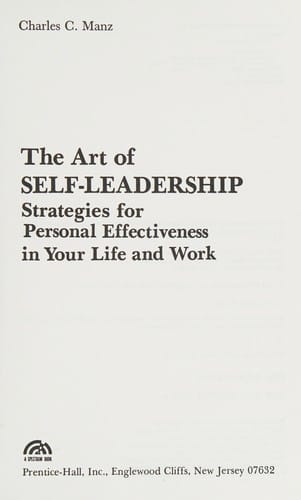 The art of self-leadership