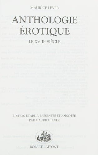 Anthologie érotique