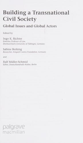 Building a transnational civil society