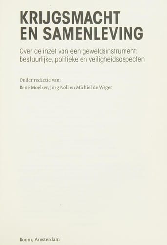 Krijgsmacht en samenleving