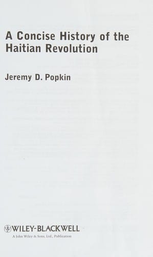 A concise history of the Haitian revolution