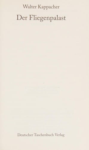 Der Fliegenpalast