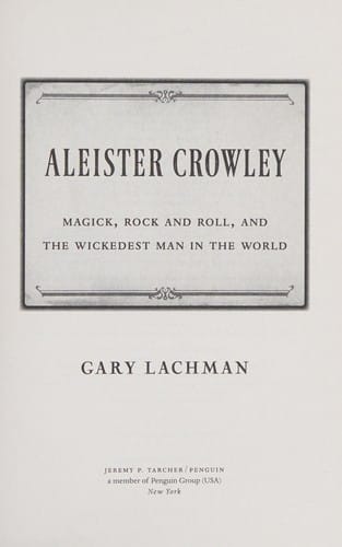 Aleister Crowley