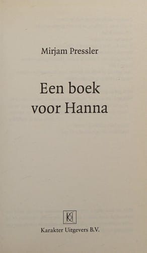 Ein Buch für Hanna