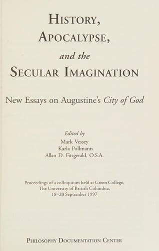 History, apocalypse, and the secular imagination