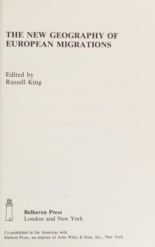 The New geography of European migrations