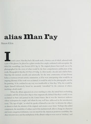 Alias Man Ray