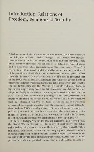 The freedom of security