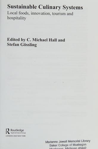 Sustainable culinary systems