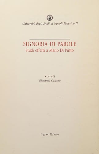 Signoria di parole