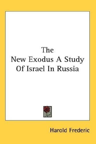 The New Exodus A Study Of Israel In Russia