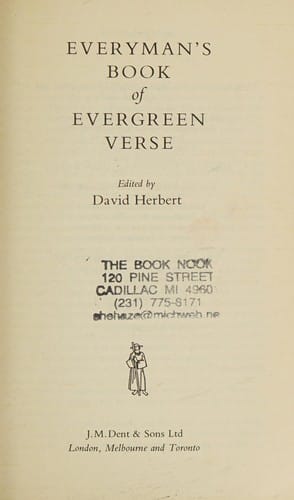 Everyman's book of evergreen verse