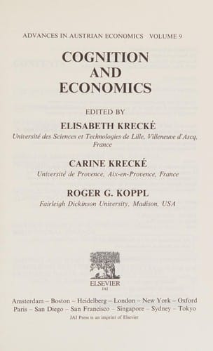 Cognition and economics