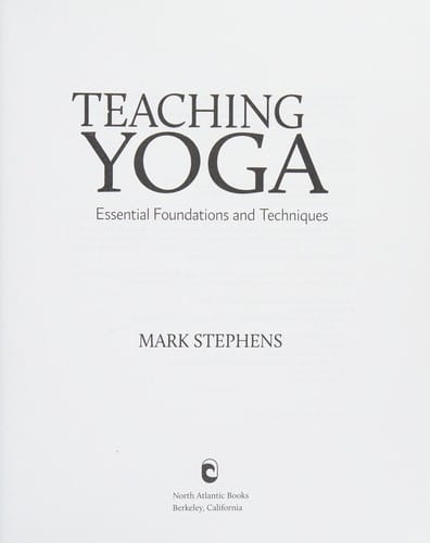 Teaching yoga