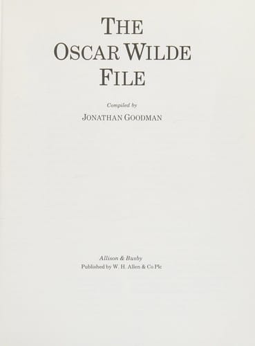 The OscarWilde file