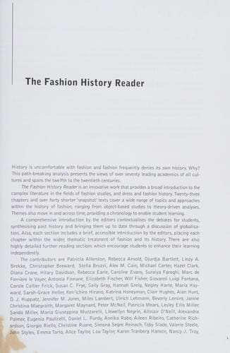The fashion history reader