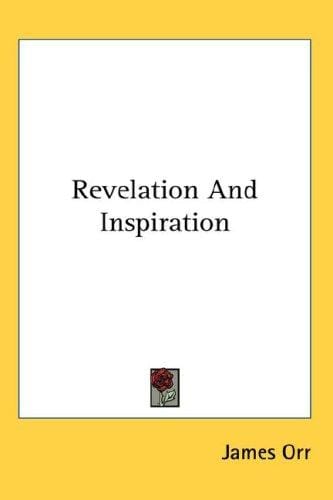 Revelation and inspiration