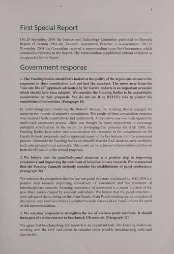 Research assessment exercise