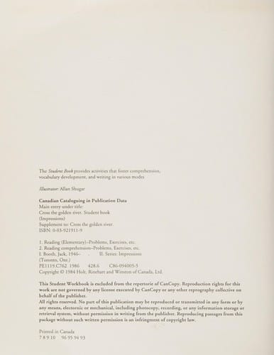 Cross the golden river