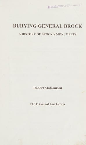 Burying General Brock