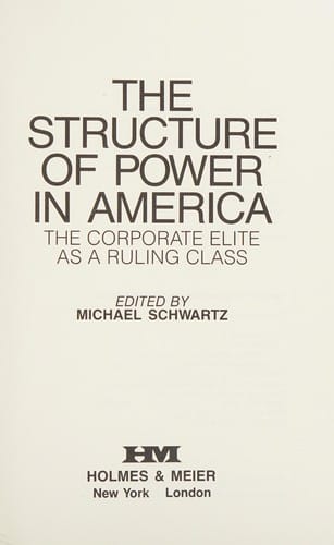 The Structure of power in America