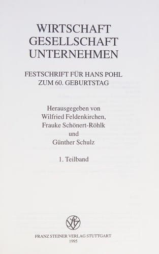 Wirtschaft, Gesellschaft, Unternehmen