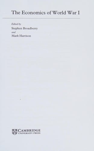 The economics of World War I