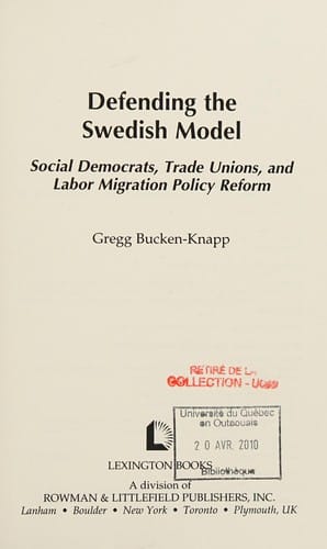 Defending the Swedish model