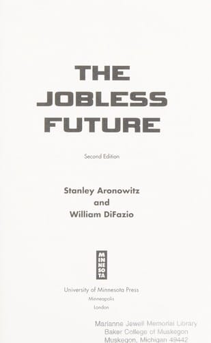 The jobless future