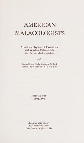 American malacologists