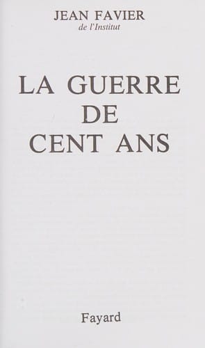 La guerrede Cent ans